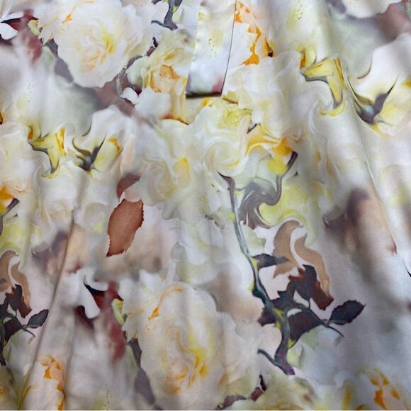 Mignon Duo Floral Pollinated MIDI Skirt Size Medium - Picture 7 of 12